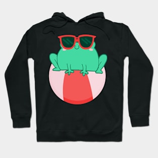 Frog At The Beach Hoodie